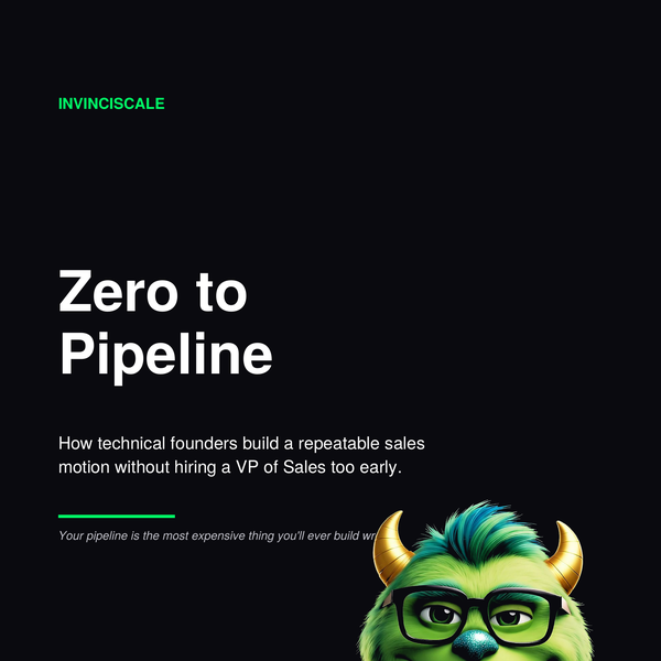 Zero to Pipeline