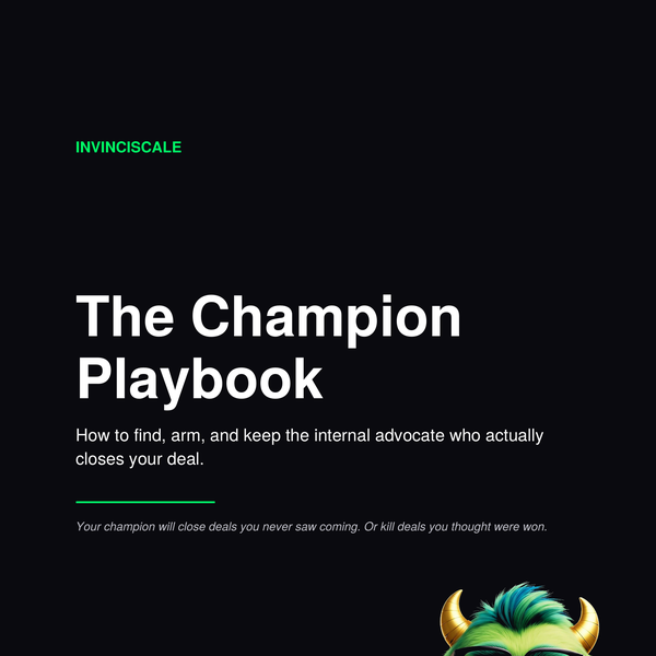 The Champion Playbook