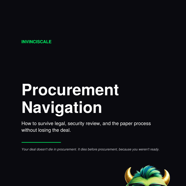 Procurement Navigation Playbook